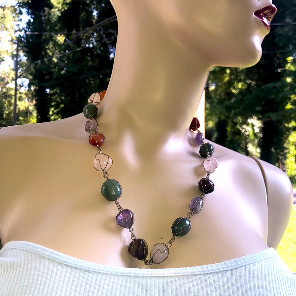 Semi-precious Stone Necklace